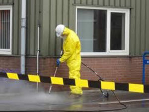 Afzettingen Geel/zwart lint voor specifieke gevaren